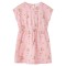 Rochie copii cu snur, portocaliu deschis, 140