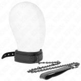 Kink Collar &amp; Gag-Guler Bondage din Neopren Model 1 cu Curea 78