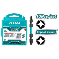 Set 10 biti de impact TOTAL PH2xPH2x65mm