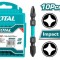 TOTAL - SET 10 BITI DE IMPACT PH2XPH2X65MM PowerTool TopQuality