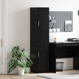 VidaXL Cabinet bufet Stejar negru Lemn prelucrat Mediu Cabinet bufet