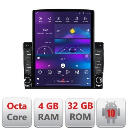 Navigatie VW Passat B5 dedicata Ouad core 4+32 ecran vertical 9.7&quot; DSP 360 FHD AHD Android radio gps internet kit-b5-v2+EDT-E709 CarStore Technology