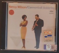 CD ORIGINAL JAZZ: NANCY WILSON / CANNONBALL ADDERLEY (w.NAT ADDERLEY / JOE ZAWINUL / SAM JONES / LOUIS HAYES) [Rec. 1961 - Capitol / Blue Note, 1993]