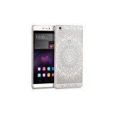 Husa pentru Huawei P8, Policarbonat, Alb, 34409.03