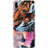 Husa silicon pentru Huawei Y9 2019, Angry Tiger Teeth Fresh