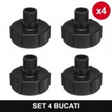 Set 4 bucati - Reductie bazin IBC 1000L S60X6X1" filet exterior Topautochei&amp;#174;