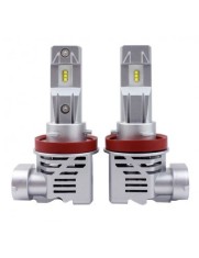 Set 2 leduri H11 M3 Canbus, 55W, luminozitate 10.000 Lm, 12V-24V 6500K