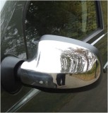 Cumpara ieftin Set 2 capace oglinda din metal cromat Dacia Sandero 2008-2012