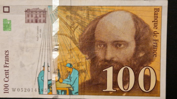 100 franci 1998