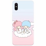 Husa silicon pentru Xiaomi Mi 8 Pro, Little Twins On Cloud