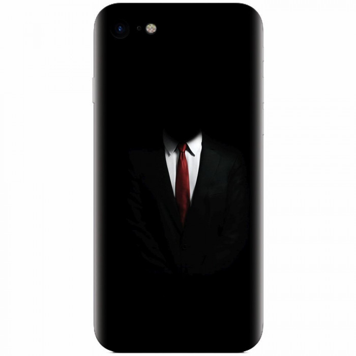 Husa silicon pentru Apple Iphone 6 Plus, Mystery Man In Suit
