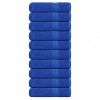 Prosoape de dus 10 buc Albastru 70x140 cm 360 g/m&sup2; 100% bumbac
