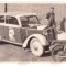 2645 - NANCY BRANDES, band leader ROSU si NEGRU &amp; his old car - real Photo 1972