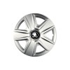 Set 4 Capace Roti pentru Skoda Nou Alb-Negru, model Esprit Gray, R16, SKODA