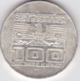 AUSTRIA 100 SCHILLING 1975, Europa, Argint