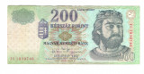 Bancnota Ungaria 200 forint/forinti 2003, circulata, stare buna