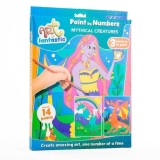 Art Fantastic Set Pictura 3 in 1 Creaturi Mitice Paint by Numbers Varsta 9-12 ani Joc Educativ