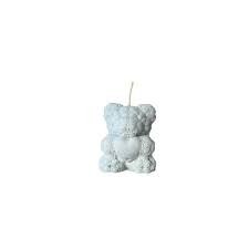 Lumanare Parfumata Ursulet de Trandafiri cu Inima , Cadou Handmade si Marturie Botez