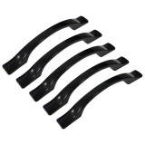 Cumpara ieftin Set 5 x Manere din plastic, 2110-08, lungime 150 mm, distanta gauri 96 mm, negru