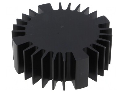 Radiator LED Negru 70mm x 25mm foto