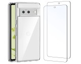 Cumpara ieftin Husa NEW C pentru Google Pixel 6 transparenta + 2 folii protectie din sticla securizata - RESIGILAT