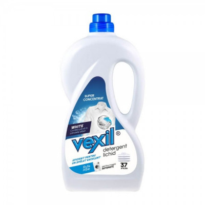 Detergent Lichid pentru Rufe Albe Vexil White, 1.5L, 37 Spalari foto