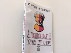 FLAVIUS JOSEPHUS- AUTOBIOGRAFIE. CONTRA LUI APION foto