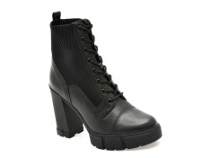 Ghete ALDO negre, REBEL 001, din material textil