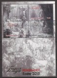 TONGA 2015 PICTURA REMBRANDT ( bloc dantelat ) MNH