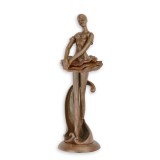 Balerina-statueta din fonta antik brown HA-27