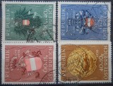 1949 SERIE AUSTRIA ,STAMPILATA,COTA 81$