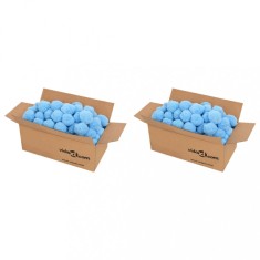 vidaXL Bile filtrare piscină anti-bacterian albastru 1400g polietilenă 3155075