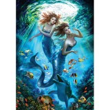 Puzzle 500 piese - The Mermaids-Nadia Strelkina, Jad