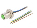 Cablu de conectare M12 5 pini 1m 125VAC 4A PUR
