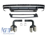 Difuzor tip SQ7 cu capete cromate potrivit pentru Audi Q7 dupa 2024 Performance AutoTuning
