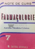 Cumpara ieftin Farmacologie. Note de curs - 2000 - Aurelia Nicoleta Cristea ($U30)