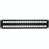Patch Panel 48 porturi blank keystone 2U - TRENDnet TC-KP48 SafetyGuard Surveillance