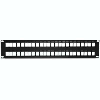 Patch Panel 48 porturi blank keystone 2U - TRENDnet TC-KP48 SafetyGuard Surveillance foto
