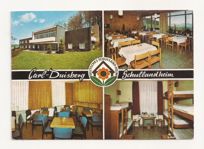 SG4 - Carte Postala-Germania, Carl-Duisburg, Schullandheim, Circulata 1971