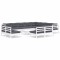 Set mobilier gradina cu perne, 13 piese, alb, lemn masiv pin