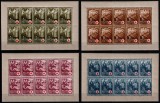 Ungaria 1942, Mi #691-694 Klb**, minicoli, Crucea Rosie, MNH. Cota 130 &euro;!