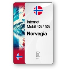 eSIM Internet Norvegia, valabil 7 zile, trafic 1 GB, Standard