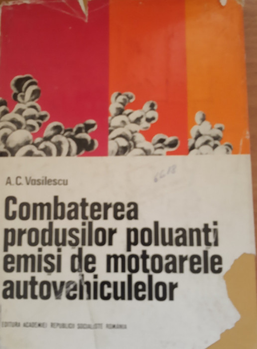 CARTE - Combaterea produșilor poluanți emiși de motoarele autovehiculelor, 1975
