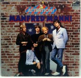 Manfred Mann &ndash; Attention! Manfred Mann! NM / VG+ vinil, LP, disc muzica pop rock _ Fontana, germania, 1978