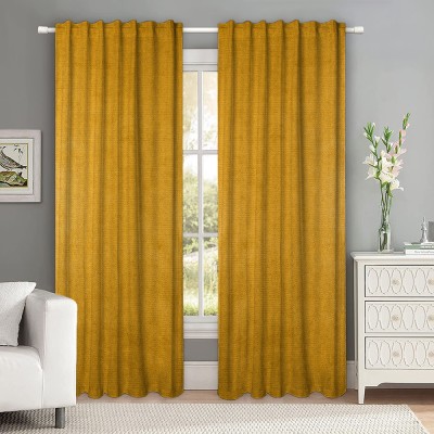 Draperie tip tesatura in cu rejansa transparenta cu ate pentru galerie, Madison, 150x235 cm, densitate 700 g/ml, Doria, 1 buc foto