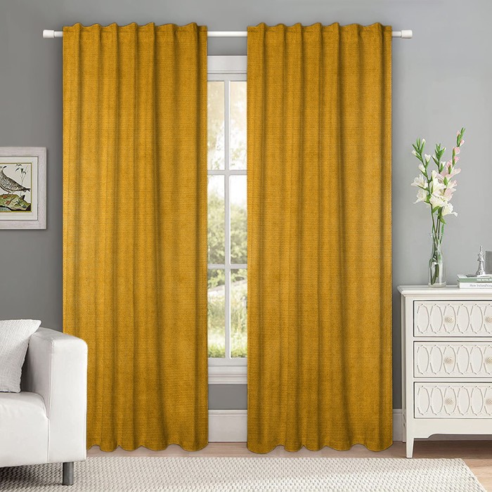 Draperie tip tesatura in cu rejansa transparenta cu ate pentru galerie, Madison, 150x235 cm, densitate 700 g/ml, Doria, 1 buc