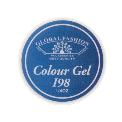 Gel color unghii, vopsea de arta, seria Royal Blue, Global Fashion, 5gr, I98 foto