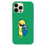 Husa compatibila cu Apple iPhone 15 Pro Max, Viceversa, model Cheese fan Foster Home , Silicon, TPU, Transparent, Carcasa