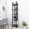 Gossi biblioteca cu 5 rafturi, alb, 40x30x175 cm, lemn prelucrat