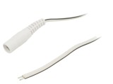 Cablu Alimentare DC 5,5x2,1 Alb 1,5m
